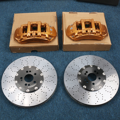 400x36mm Karbon Seramik Frenler Rotor Mercedes Oto Fren Kaliperleri 6 Piston İçin Fit