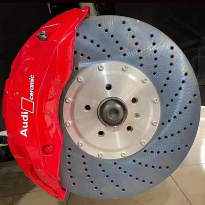 420 MM * 36 MM Disk 10 Pistonlu Fren Kaliperleri Audi Q5 Q7 Q8 A4 A5 A6 Için Fit
