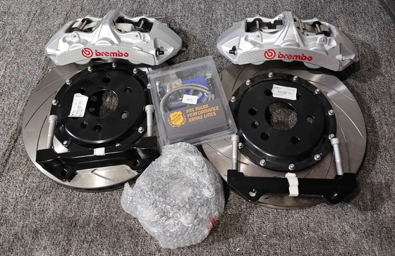 380MM Diskler Yenilenmiş Kaliperler Fren Kaliper Kitleri Brembo GT6 / Cadillac XT5 İçin Uygun