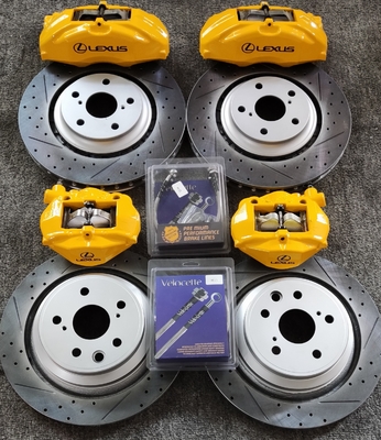Jant R18 Yükseltilmiş Araba Fren Kaliper Kitleri Toyota Reiz / Brembo Yenilenmiş Kaliper
