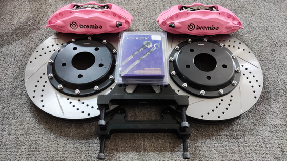 Brembo F50 Yenilenmiş Kaliperler Mitsubishi Lancer için 4pot Araba Fren Kaliperleri