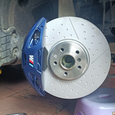 4 Pistonlu Mavi 348mm Diskler Araba Fren Kaliperleri BMW 3 Serisi İçin Fit