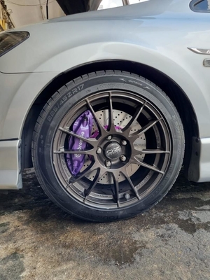 Toyota Previa 4 Pistonlu Araba Fren Kaliperleri Mor Boyalı