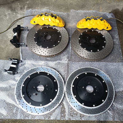 Sarı Boyalı Renk BMW 740Li Araba Fren Kaliperleri 380MM Büyük Rotorlar