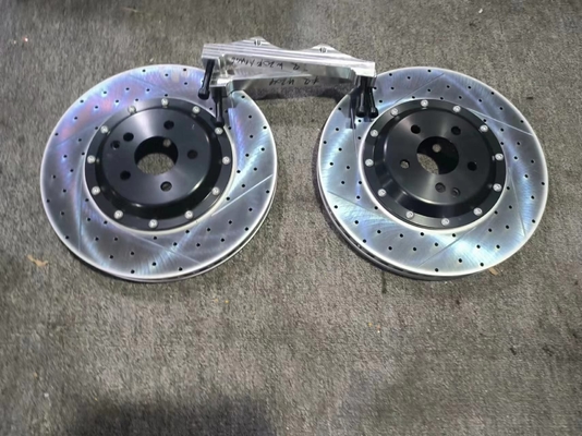 Performans Siyah Diskler Yedek Fren Rotoru Mercedes Benz W204 İçin Uygun