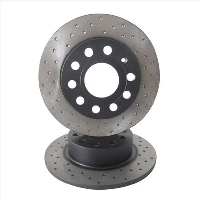 OE 95535140251 Titanyum Alaşım Araç Fren Diskleri Boyutu 350*34MM Yarım Metal Tozsuz