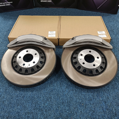 Sokak Sporları Yarış Fren Kliperi 6 Piston Karbon-Seramik Yastıklar Audi Q3 için