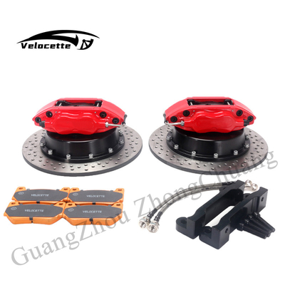 Büyük Fren Kaliper Kiti 7600 15-16 Inç Tekerlekler için 4 Pot Piston Bake Caliper BMW X1 X3 X5 için 285-300mm
